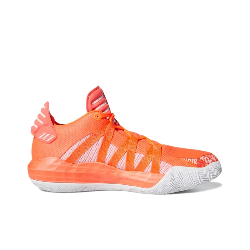 Adidas Dame 6 Shoes Orange-1