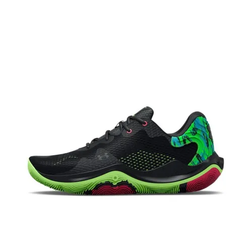 Under Armour Spawn 4 Basketball Shoes Men Low-Top Black