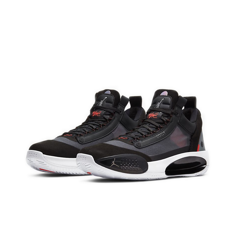 JORDAN Air JORDAN 34 Basketball Shoes Men Low Top Black Red US M 7.5