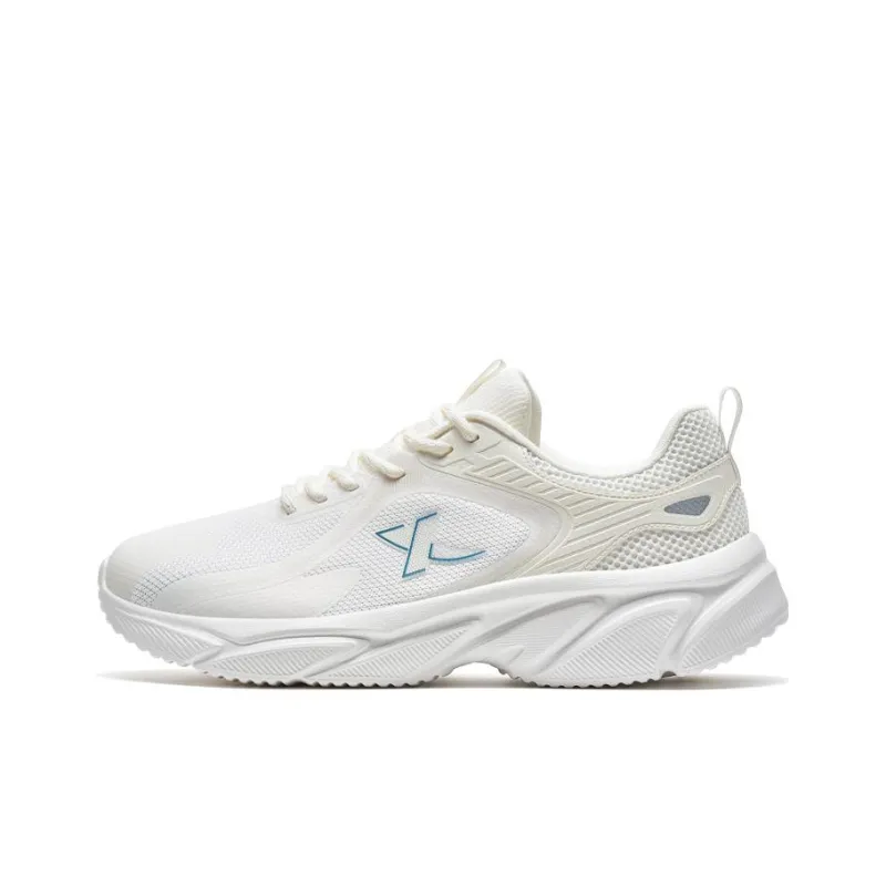 XTEP Cushioned Slip Resistant Low Top Running Shoes Men's White Blue-0