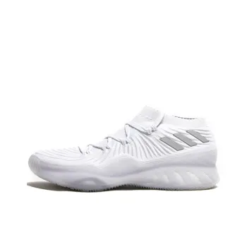 Adidas Crazy Explosive 2017 Anti Slip Wear Resistant Mid Top Basketball Shoes Men's White