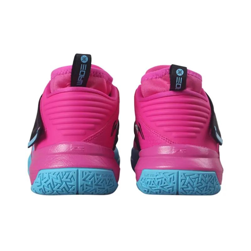 LiNing All City 7 Wade Collection, South Beach Non slip Lightweight Mid Top Basketball Shoes Men's Black Pink Blue-3