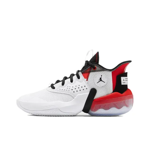 Jordan React Elevation Basketball Shoes Men Mid-Top Red/White Black