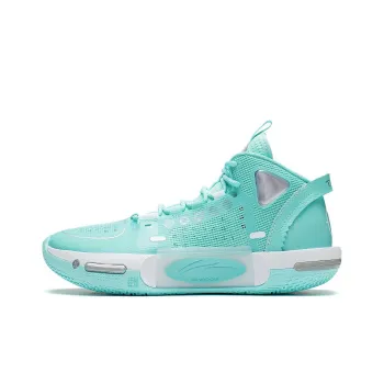 LINING Shadow 4 Basketball Shoes Men Mid Top Electric Blue/White