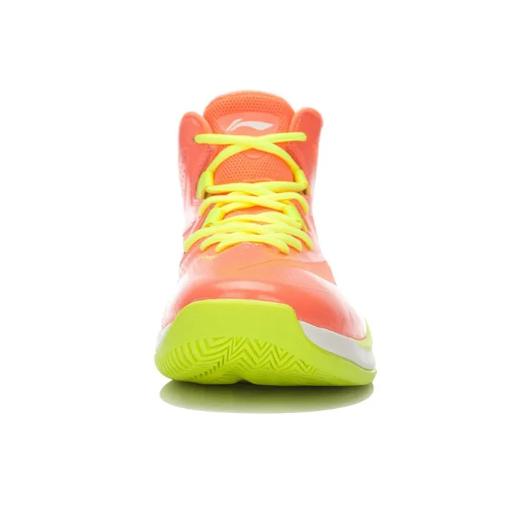 LiNing Super Light 13 Lightweight High Top Basketball Shoes Unisex Neon Orange-3