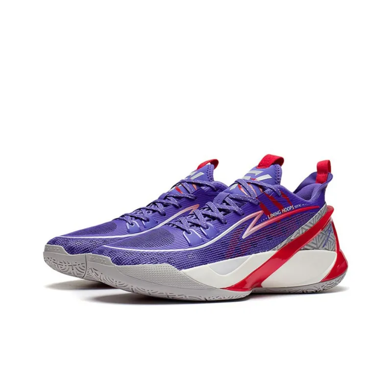 LINING SONIC 10 V2 Basketball Shoes Men Low Top Wealth Purple-2