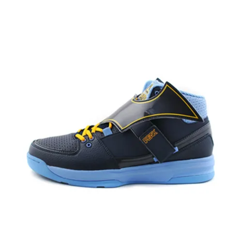 PEAK Batil Batman Basketball Shoes Men Mid-Top Blue Black