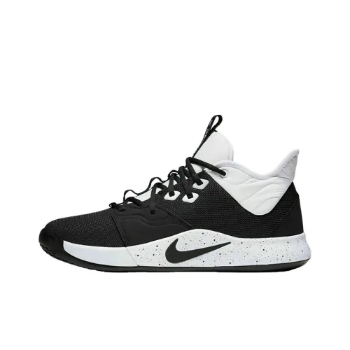 Nike PG 3 Basketball Shoes Men Low-Top Black/White