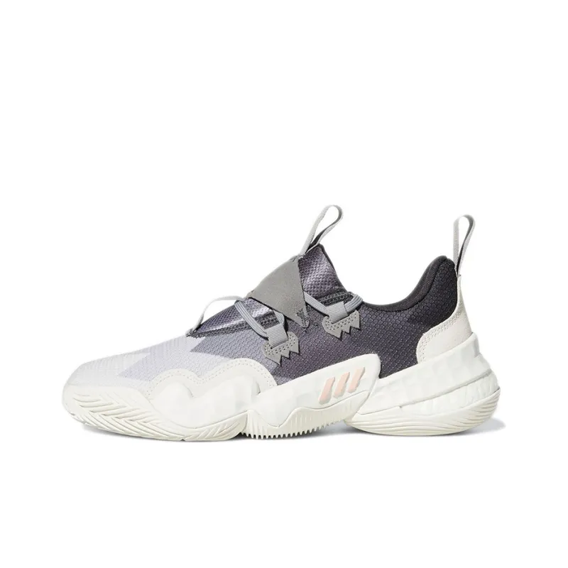Adidas Trae Young White Grey Purple POIZON