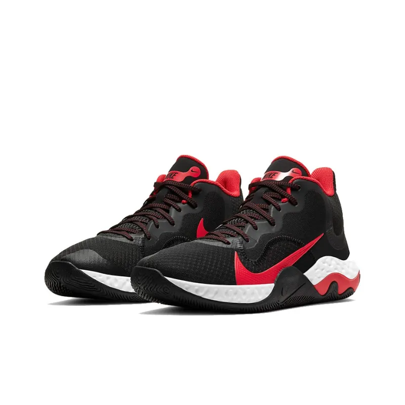 Nike Renew Elevate Black University Red-2