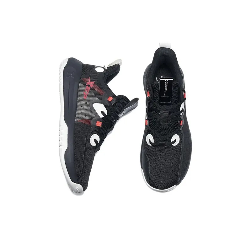 XTEP Ling Ren Basketball Shoes Men Mid Top Black-1