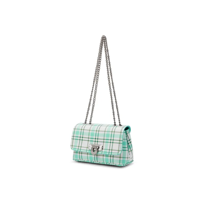 CHARLES&KEITH PU Small Square Bag Shoulder Bag Crossbody Bag Small Size Women's Multicolor-1