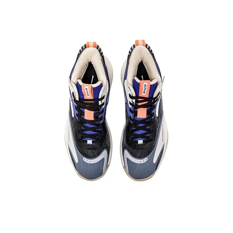 Erke Cushioning, Slip Resistant, Abrasion Resistant, Coverage, Support High Top Basketball Shoes Men's-2