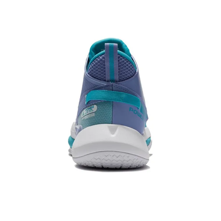 LiNing Air Strike 8 V2 Shock Absorbers Rebound Mid Top Performance Basketball Shoes Men's Purple-4
