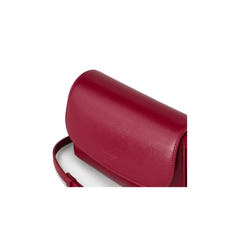 AMANI Patent Leather Shoulder Bag Women's-4