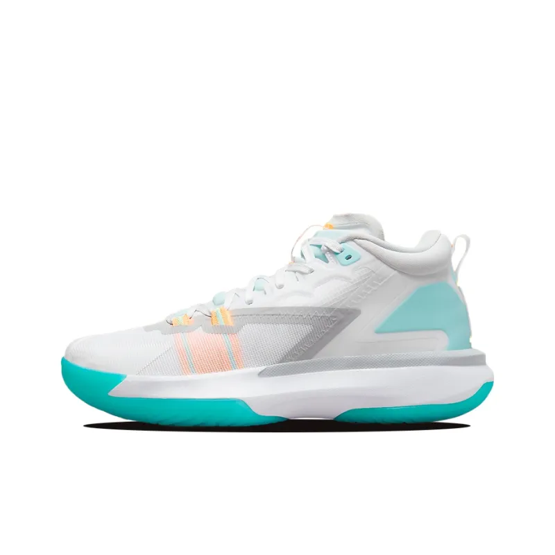 JORDAN Zion 1 'White Dynamic Turquoise'-0