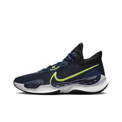 Nike Renew Elevate 3 Black Navy Volt