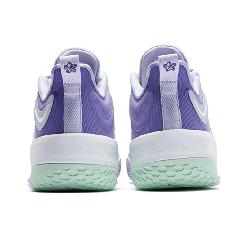 QIAODAN Poison Tooth PRO2.0SE Chi PRO Cushioning Anti Slip And Wear Resistant Low Top Basketball Shoes Men's Purple-3