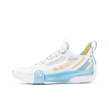 361° Zen 3 SE Denver Anti Slip And Wear Resistant Breathable Low Top Performance Basketball Shoes Men's White Yellow