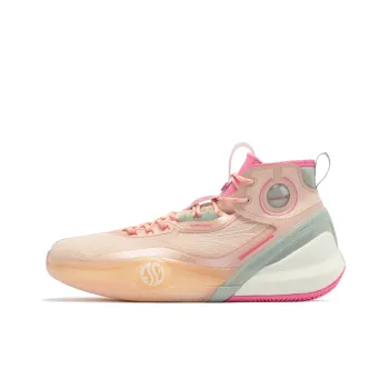 361° AG3 Pro Aaron Gordon 3 Sweet Anti Slip Wear Resistant High Top Performance Basketball Shoes Men's Soft Pink