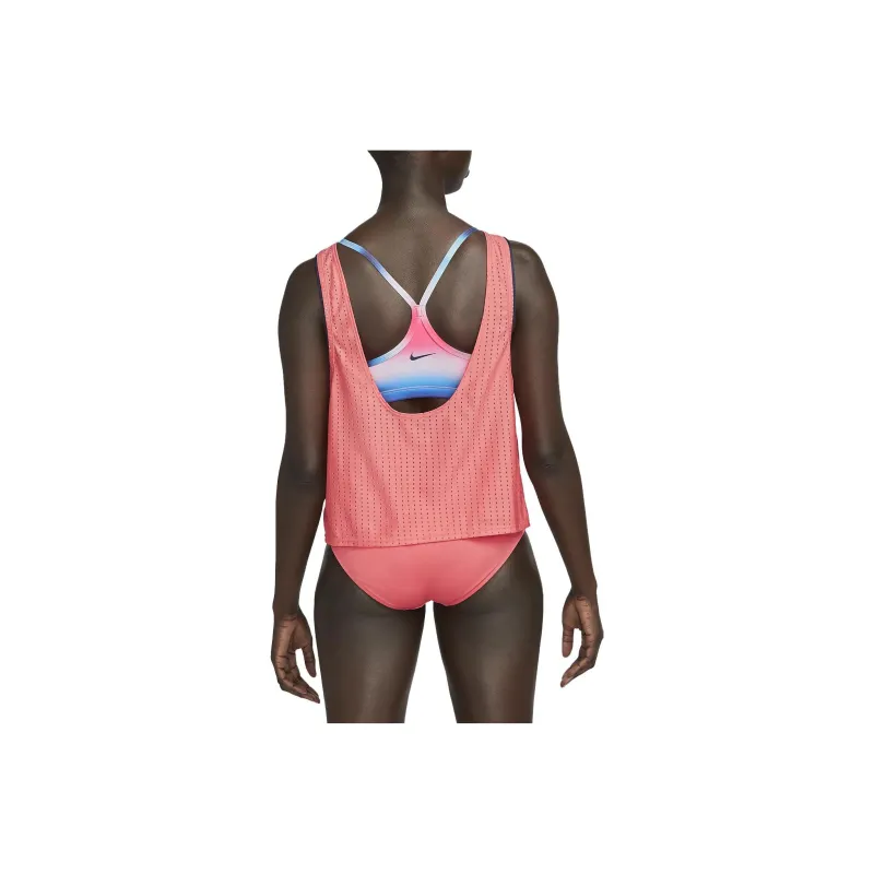 Nike One-Piece Swimsuits Women's Red-1