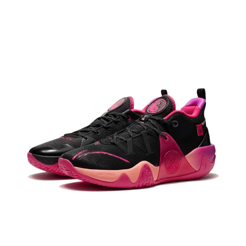 LiNing Cushioning, Slip Resistant, Abrasion Resistant, Coverage, Support Mid Top Basketball Shoes Men's Black-2
