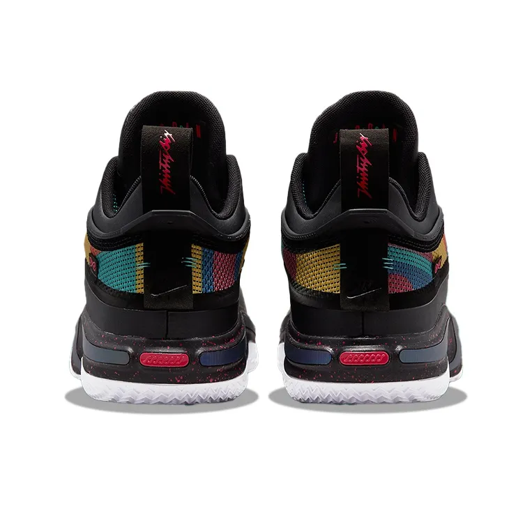 JORDAN 36 Low 'Black Multi Color'-4