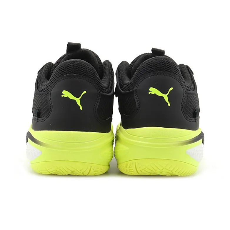PUMA Court Rider Black Yellow Alert-5