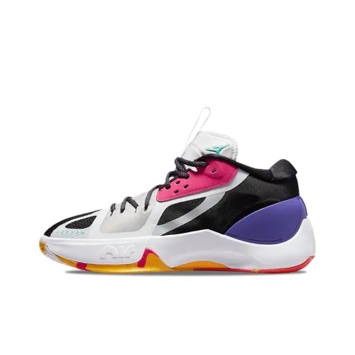 Jordan Zoom Separate Basketball Shoes Men Low-Top White/Black/Pink/Purple/Orange