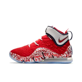 Nike LeBron 17 EP LeBron 4 Red Graffiti
