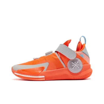 LiNing Wade Fission 7 V2 Low Top Basketball Shoes Neon Radiant Orange
