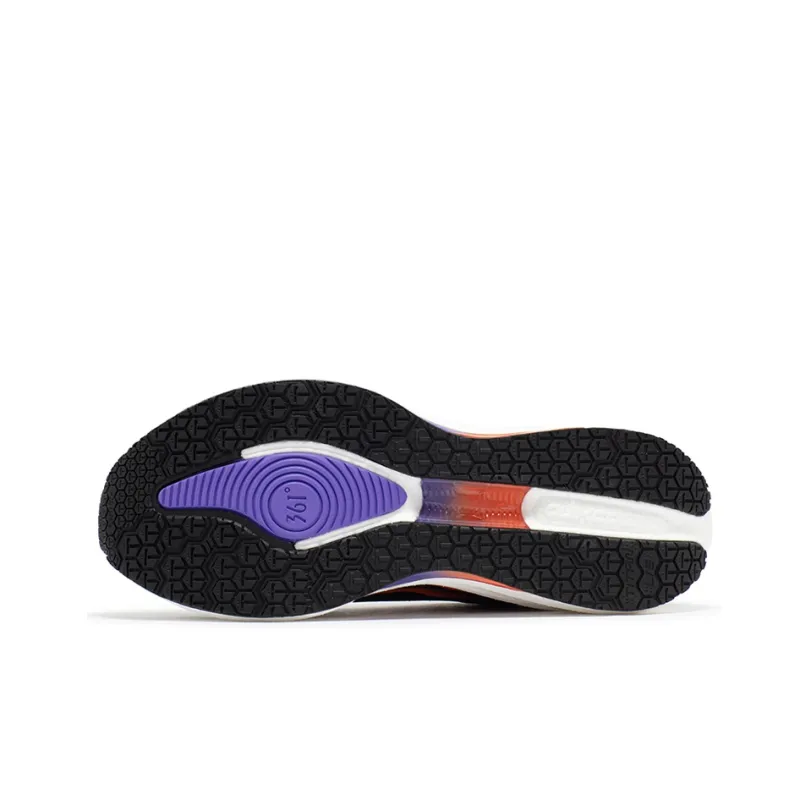 361° Titan CQT Anti Slip And Wear Resistant Breathable Low Top Running Shoes Men's Black Purple-4