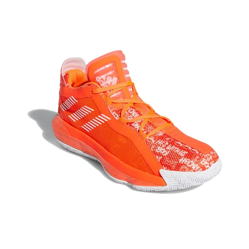 Adidas Dame 6 Shoes Orange-2