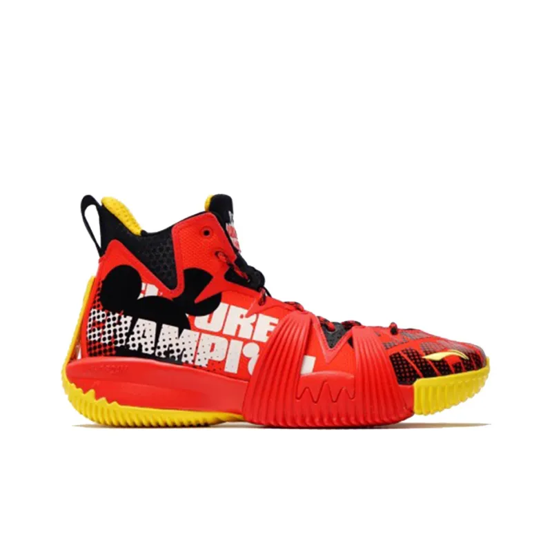 LINING Disney X LINING Badfive High Top Red-1