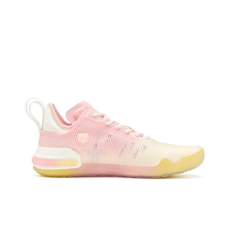 PEAK Wiggins AW1 Low-Top Performance Basketball Shoes Men's White Pink-1