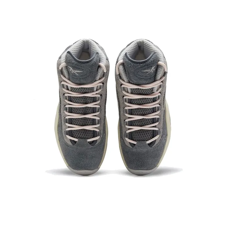 Reebok Question Mid Grey Suede-2