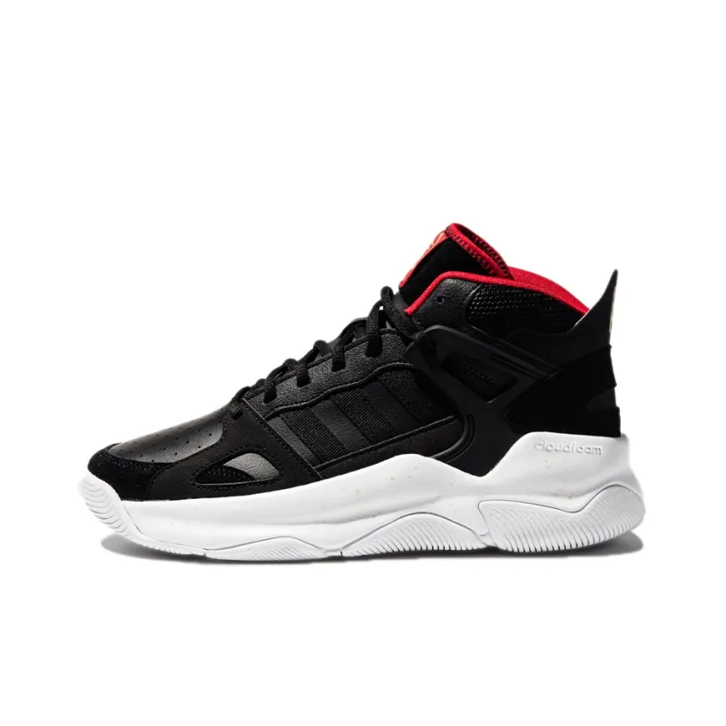 Adidas Neo STREETSPIRIT Abrasion Resistant Low Top Performance Basketball Shoes Men's Black-0