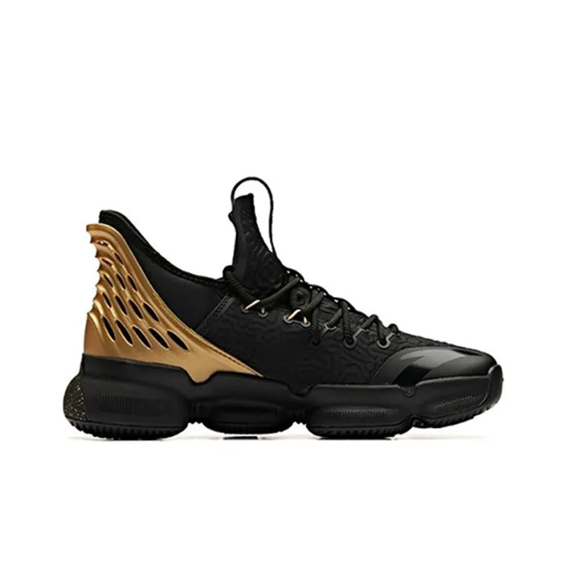 Anta Shock Absorbers With Slip Resistant And Abrasion Resistant Properties Low Top Basketball Shoes Men's-1