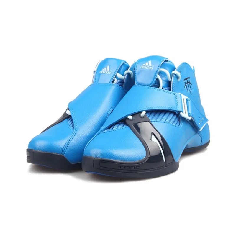 Adidas T Mac 5 Shock Absorption Non Slip Blue-3