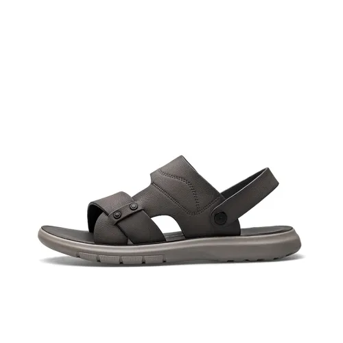 HUANAI Beach Sandals Men Gray