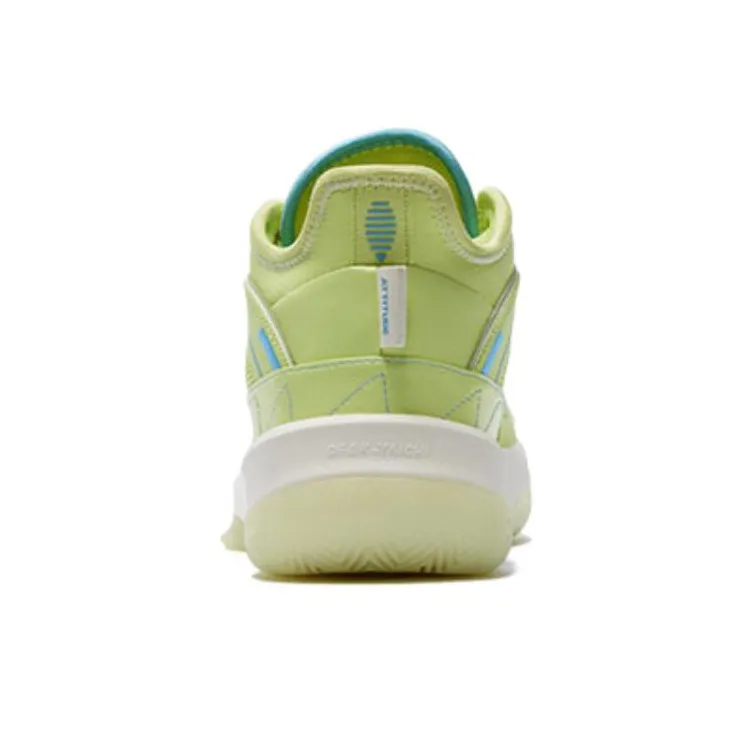 PEAK State Extremely Large Triangle 1.0 Basketball Shoes Men Mid Top Fruit Green/Blue-3