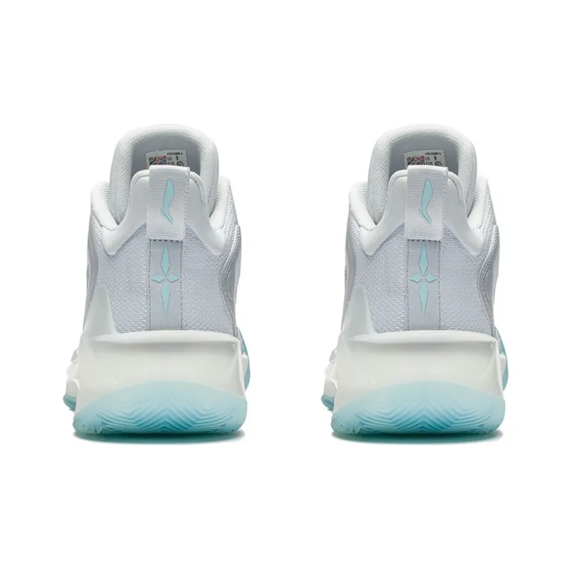 LiNing Liren 3 Glacier Abrasion Resistant Breathable Mid Top Basketball Shoes Men's Light Frost Blue-3