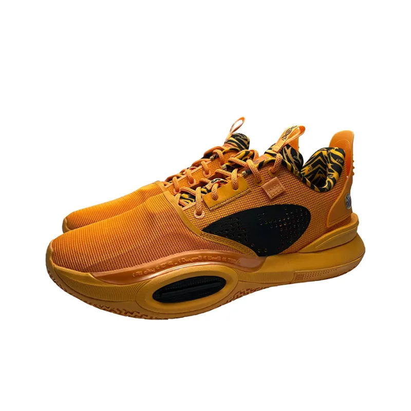 LINING All City 10 Basketball Shoes Men Low Top Black/Yellow-2