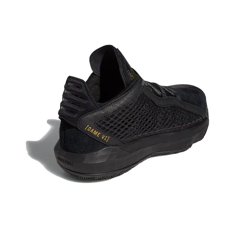 Adidas Dame 6 Leather Gca 'Black Gold'-3