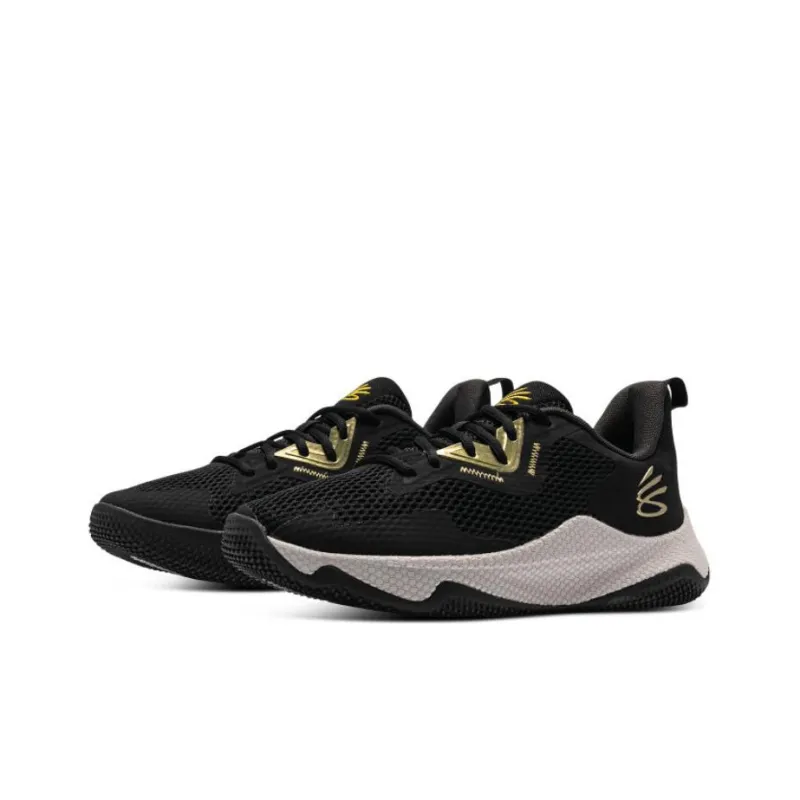 Under Armour Curry 3 Hovr Splash 'Black Metallic Gold'-2