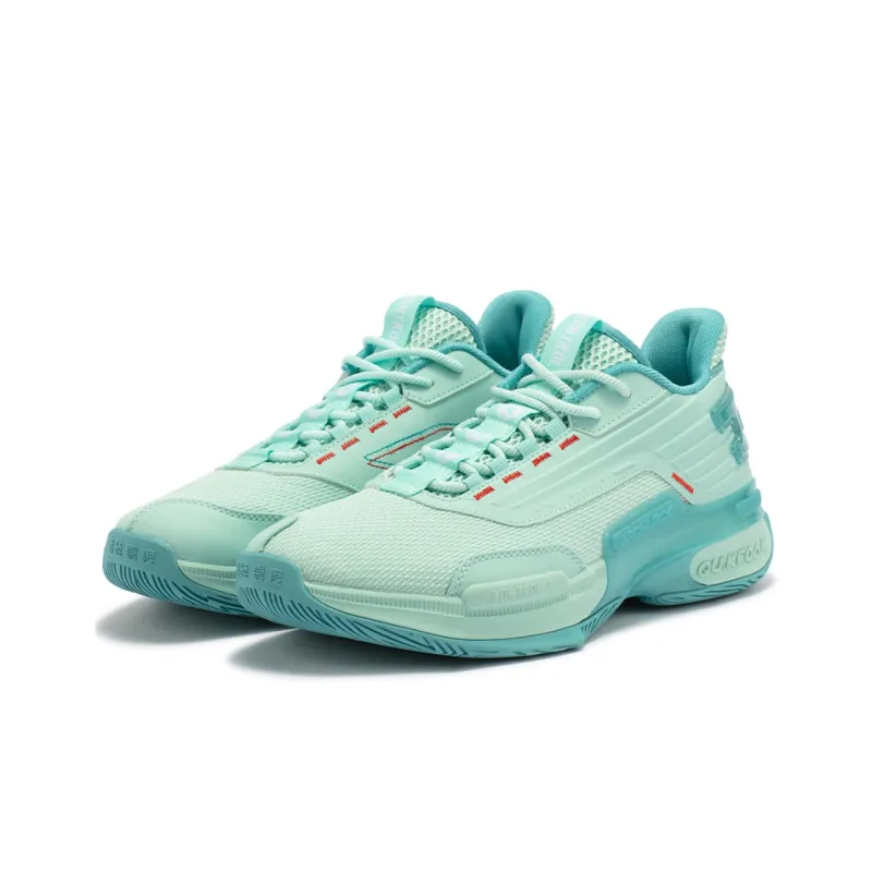 361° Restraint 2 TD Anti-Slip Wear-Resistant Low-Top Basketball Shoes Men's Light Cyan-2