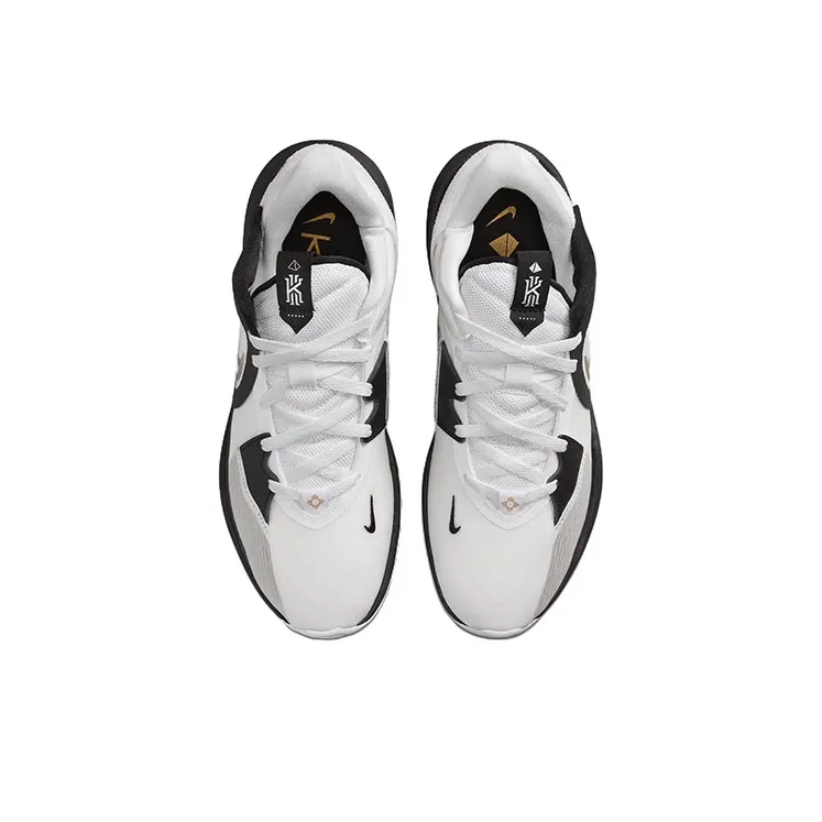 Nike Kyrie Low 5 EP 'White Black Metallic Gold'-3