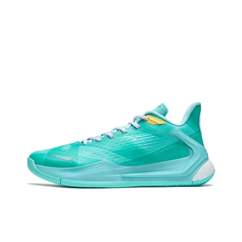 XTEP Lightning Low Top Basketball Shoes Men's Green-0