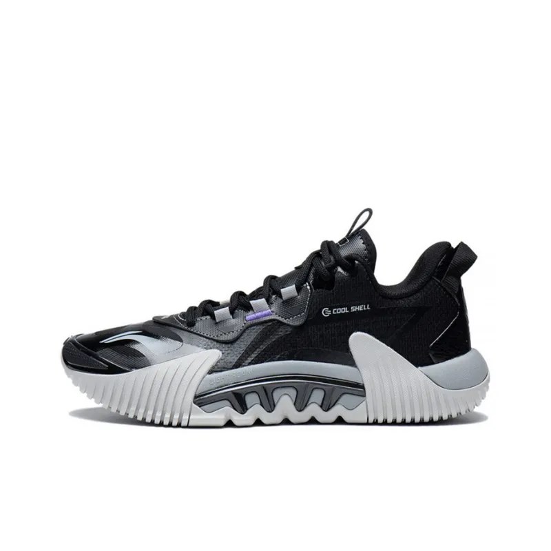 LiNing Badfive 2.5 Cushioning Anti-Slip And Wear-Resistant Low-Top Basketball Shoes Black-0