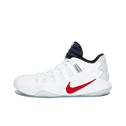 Nike Hyperdunk 2016 Basketball Shoes Men Mid-Top White/Red